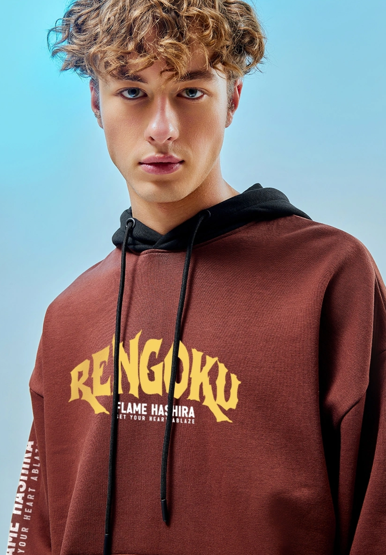 Renguko Hoodie | Brown | Printed